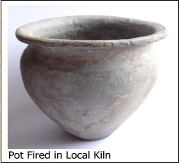 Pot Fired in Local Kiln